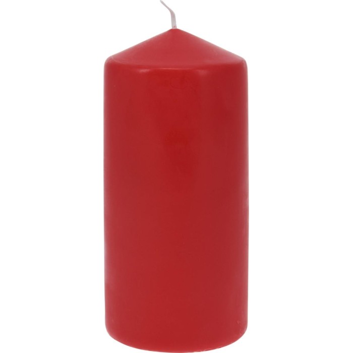 CANDELA 7X15CM ROSSO